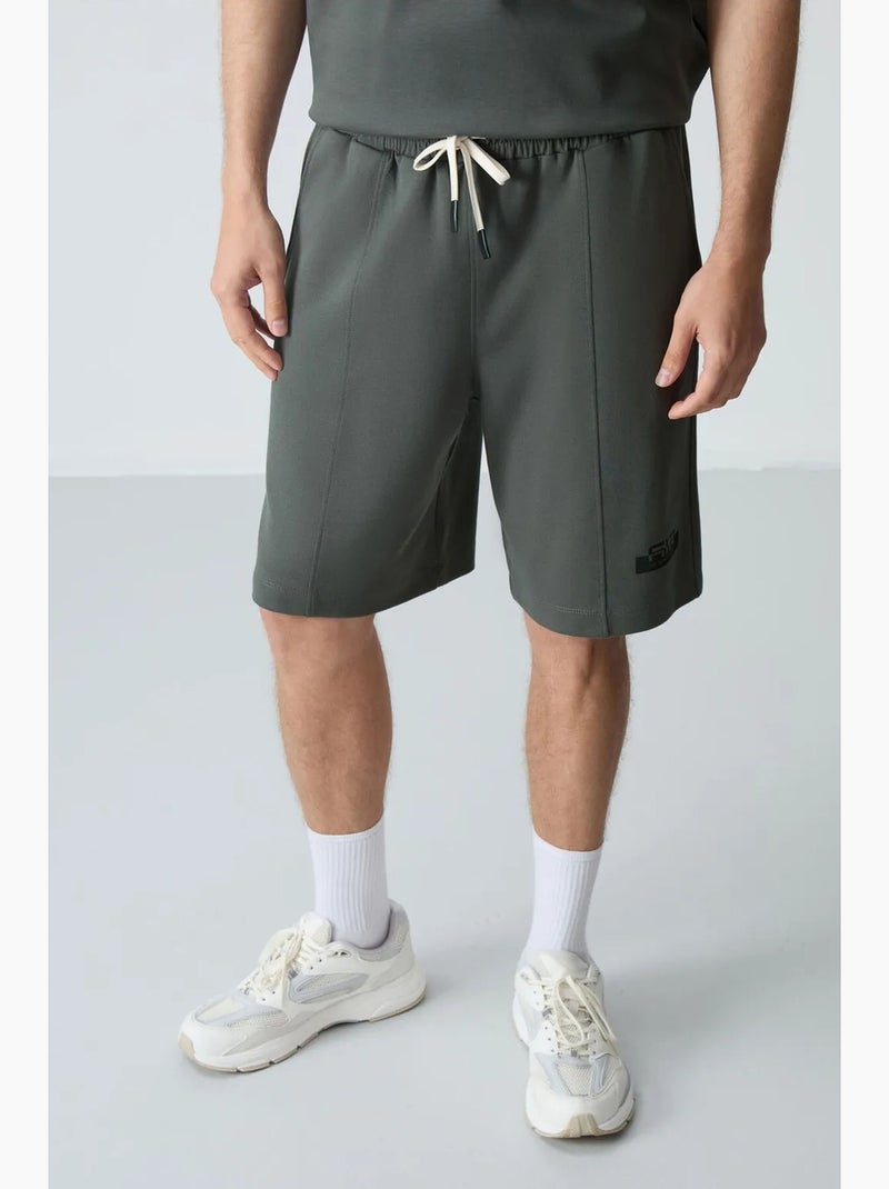 Ensemble homme t-shirt et short oversize tommy Gris Noir - Kiabi