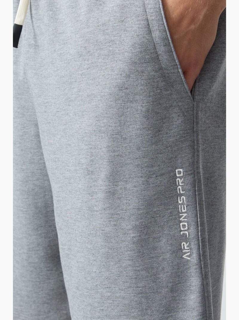 Ensemble homme t-shirt oversize et short en coton mélangé tommy Gris - Kiabi
