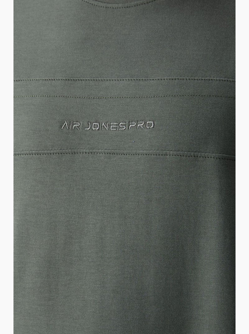 Ensemble homme t-shirt oversize et short en coton mélangé tommy Kaki - Kiabi
