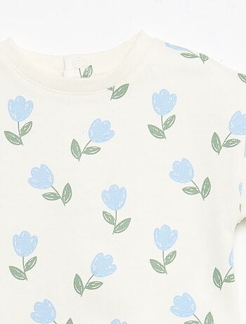 Ensemble imprimé 2 pièces short + T-shirt