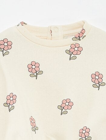 Ensemble jogging en molleton sweat + legging - 2 pièces