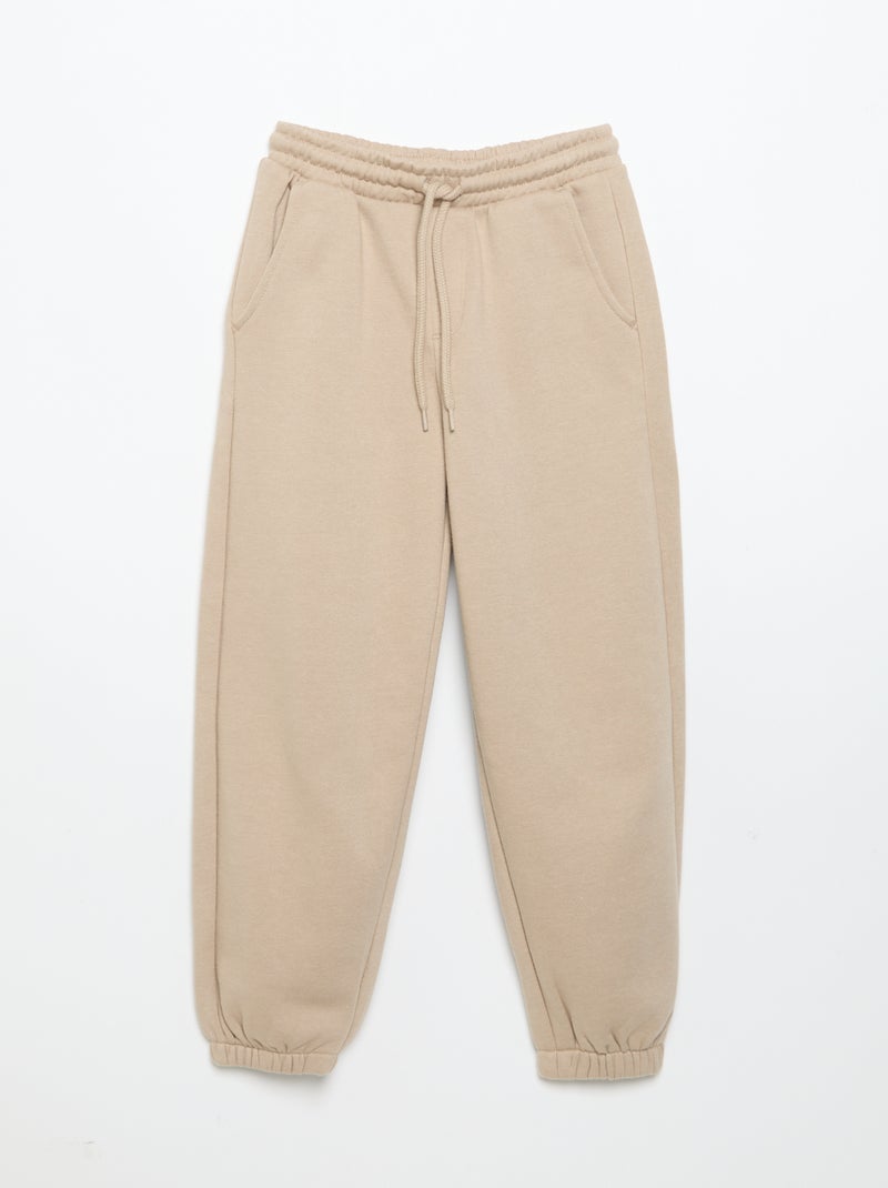 Ensemble jogging en molleton sweat + pantalon - 2 pièces Beige - Kiabi