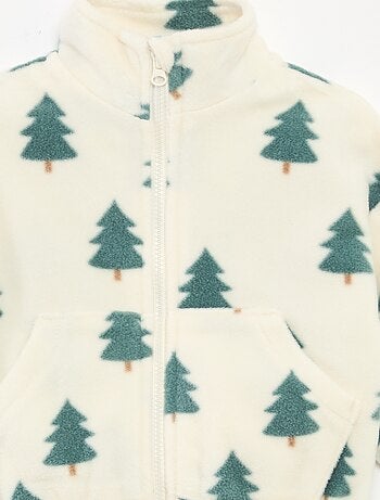 Ensemble jogging en polaire veste zippée + pantalon - 2 pièces