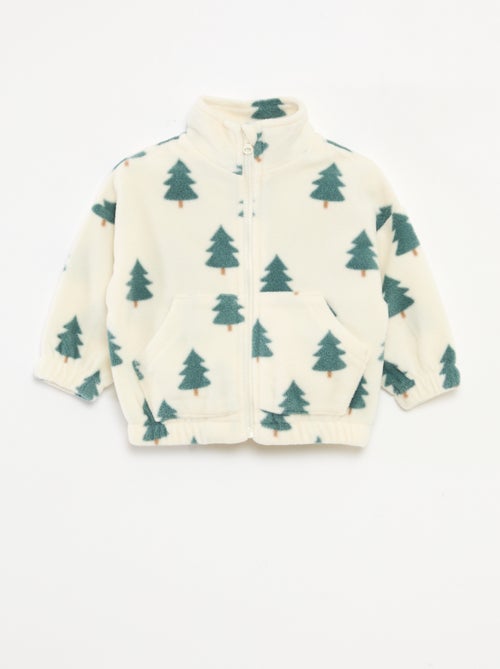 Ensemble jogging en polaire veste zippée + pantalon - 2 pièces - Kiabi