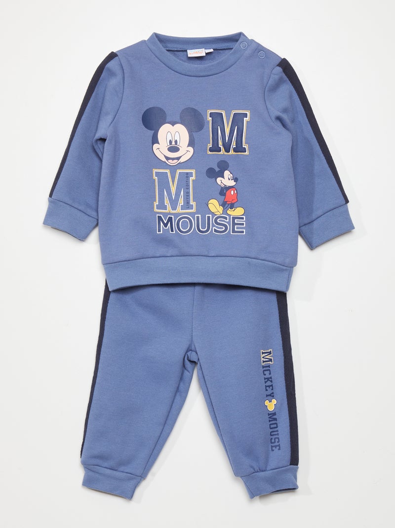 Ensemble jogging 'Mickey' - 2 pièces bleu - Kiabi