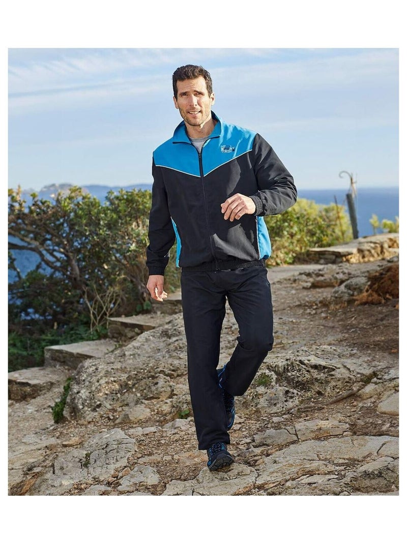 Ensemble Jogging Microfibre Training  - ATLAS FOR MEN Noir - Kiabi