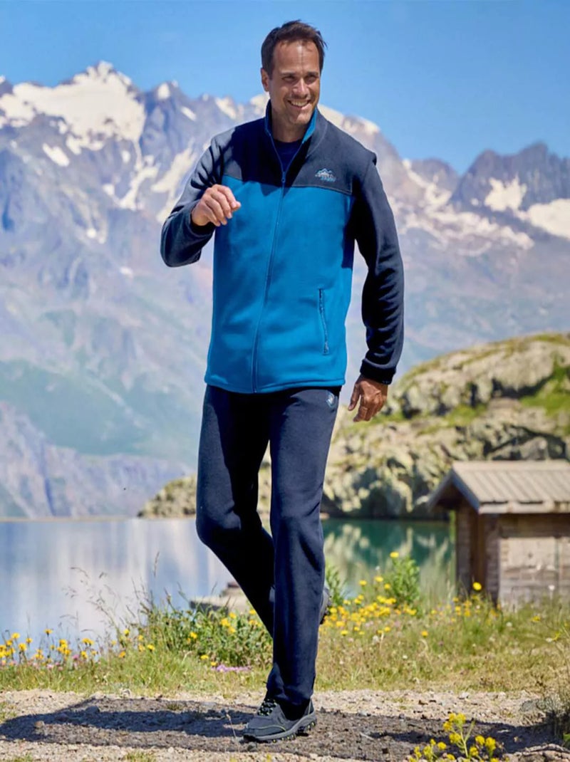 Ensemble Jogging Polaire Mountain Sport  - ATLAS FOR MEN Bleu marine - Kiabi