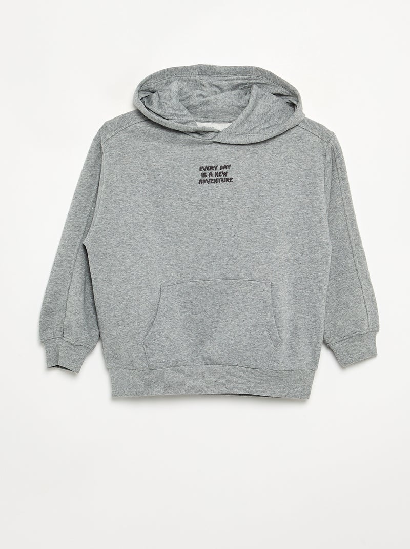 Ensemble jogging sweat + t-shirt - 2 pièces Gris - Kiabi