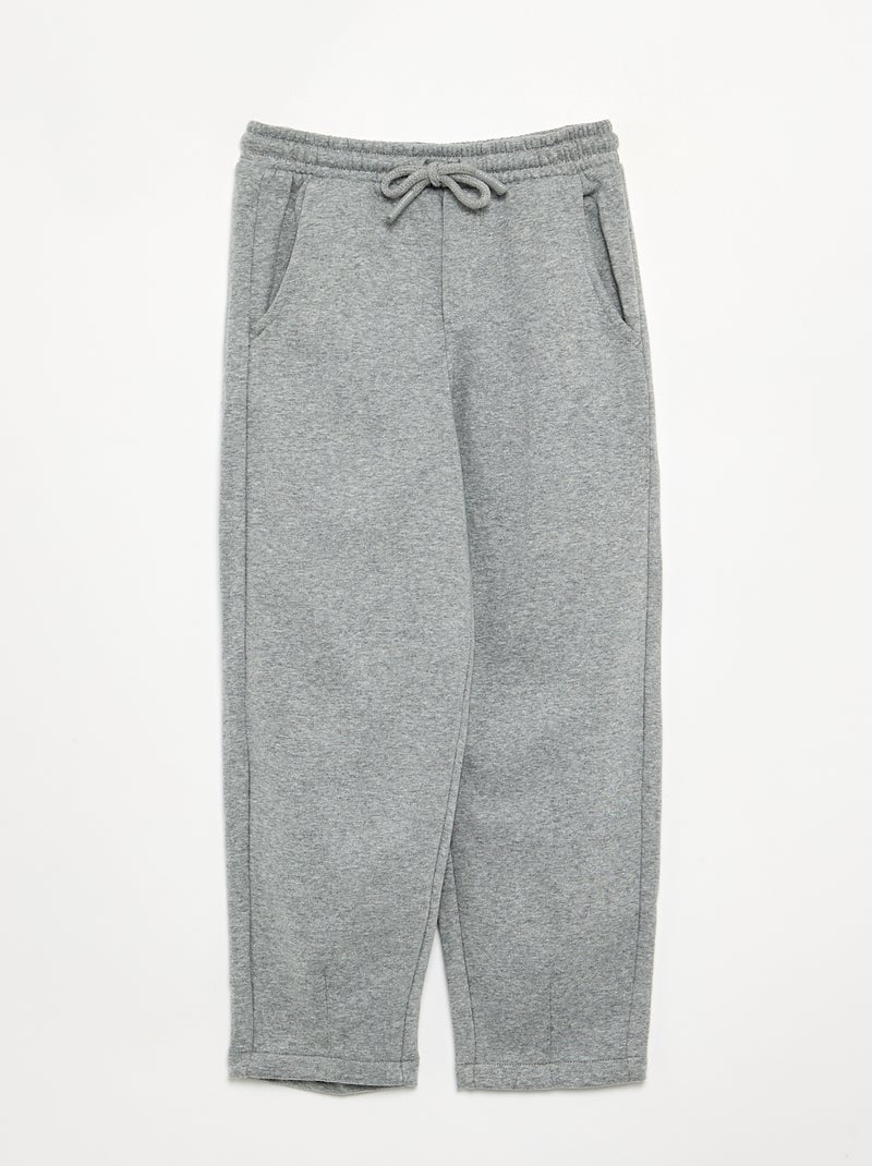 Ensemble jogging sweat + t-shirt - 2 pièces Gris - Kiabi