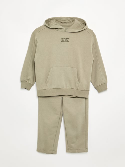 Ensemble jogging sweat + t-shirt - 2 pièces - Kiabi