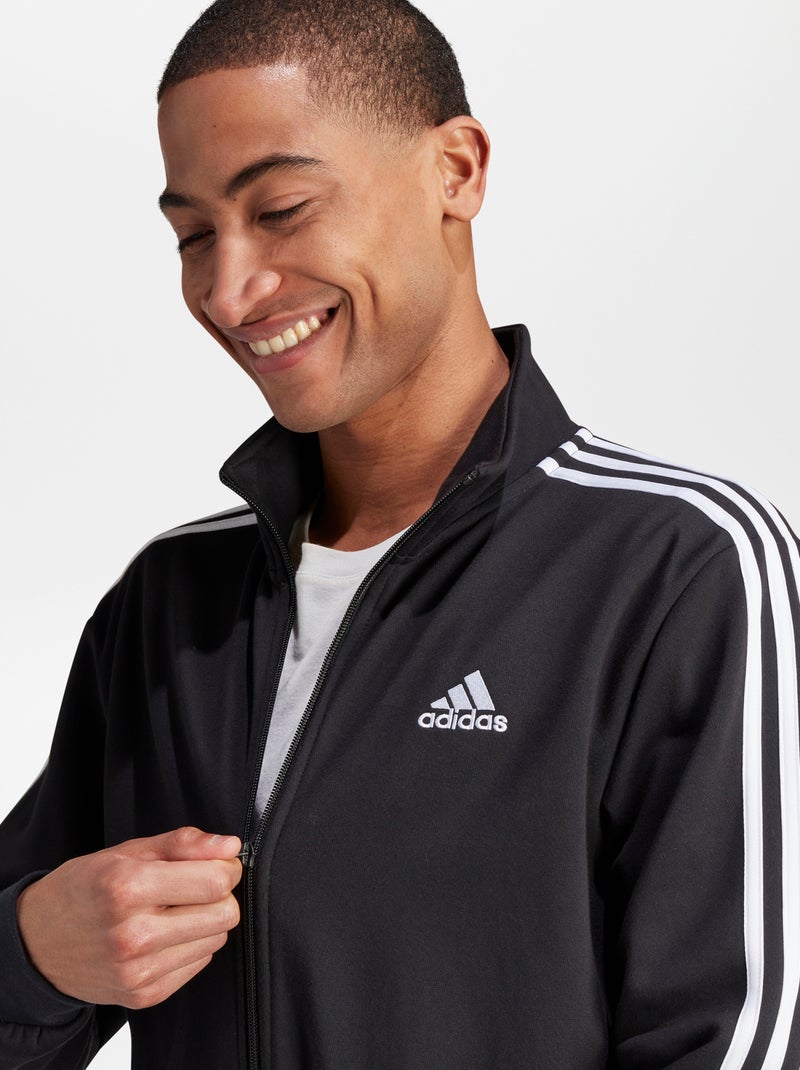 Ensemble jogging + sweat zippé 'adidas' Noir - Kiabi
