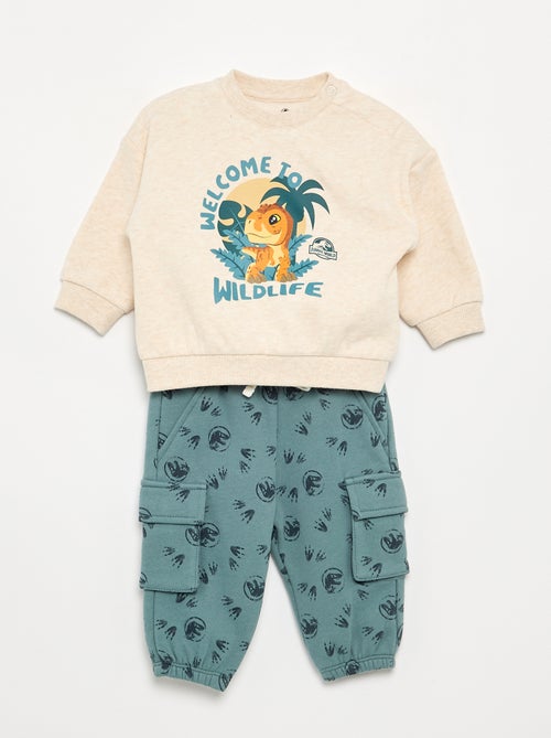 Ensemble 'Jurassic World' 2 pièces - Sweat + pantalon - Kiabi