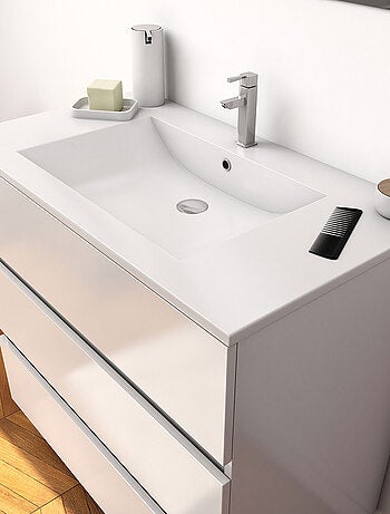 Ensemble meuble vasque et miroir à led