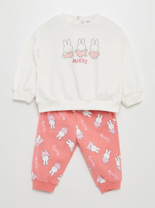 Ensemble 'Miffy' sweat + jogging - 2 pièces - Kiabi