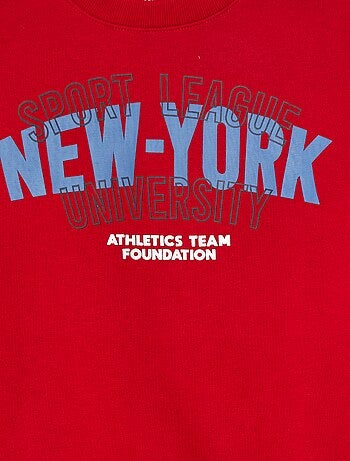 Ensemble molleton imprimé sweat + pantalon - 2 pièces