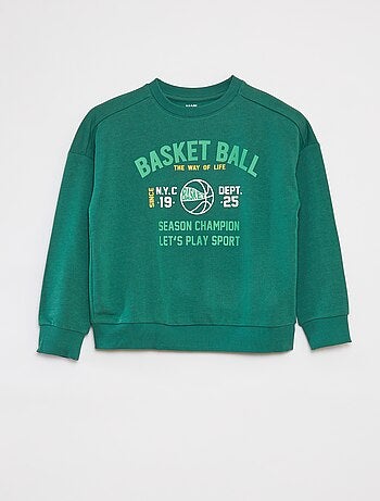 Ensemble molleton imprimé sweat + pantalon - 2 pièces