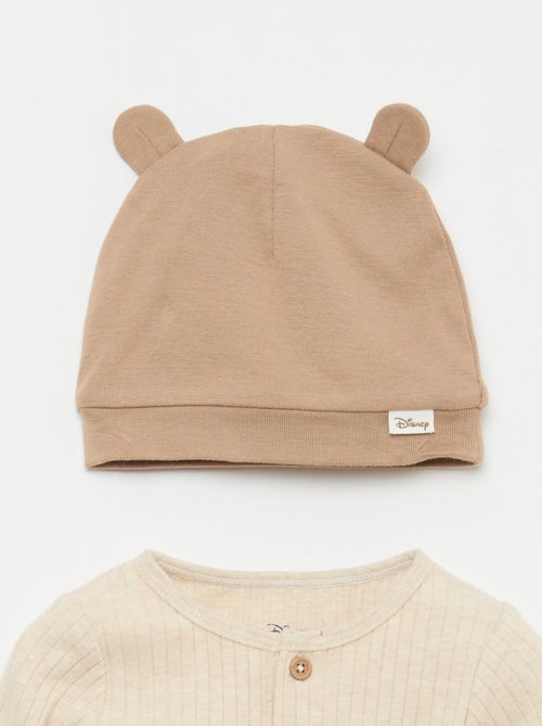 Ensemble pantalon + body + bonnet 'Simba' - 3 pièces - Kiabi