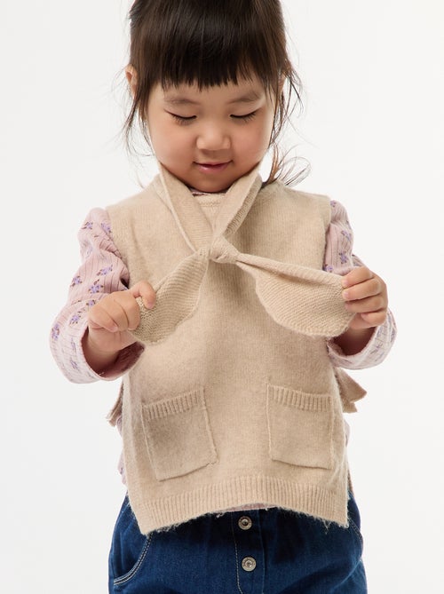 Ensemble pull + écharpe fine - Kiabi