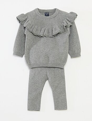 Ensemble pull + legging en maille