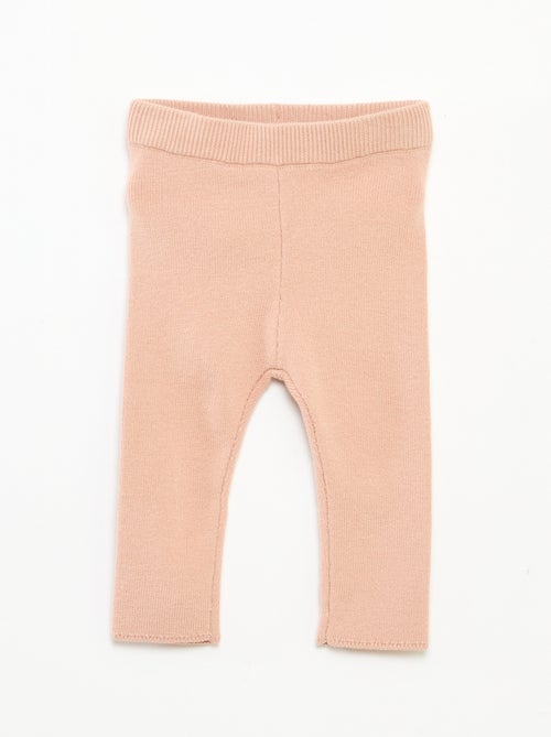 Ensemble pull + legging en maille - Kiabi