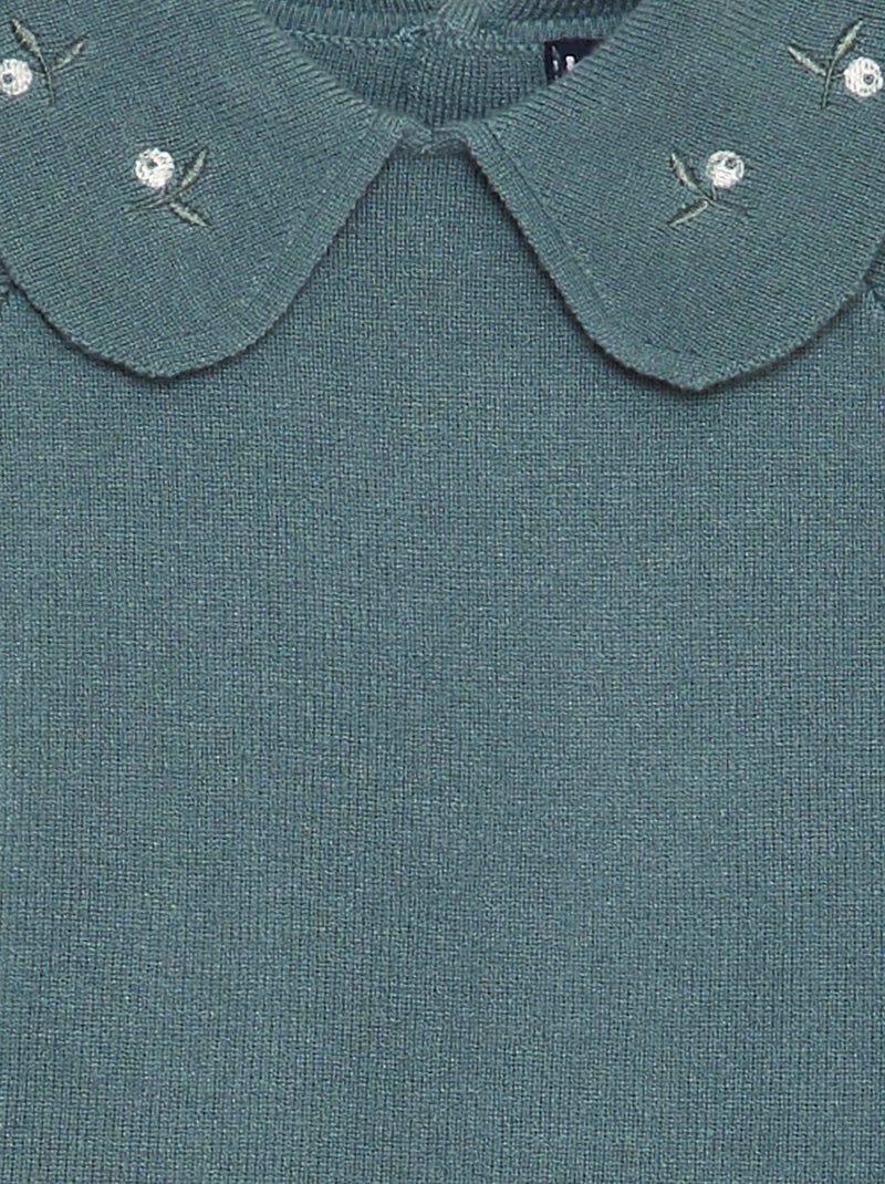 Ensemble pull + pantalon en maille compact - 2 pièces Bleu - Kiabi