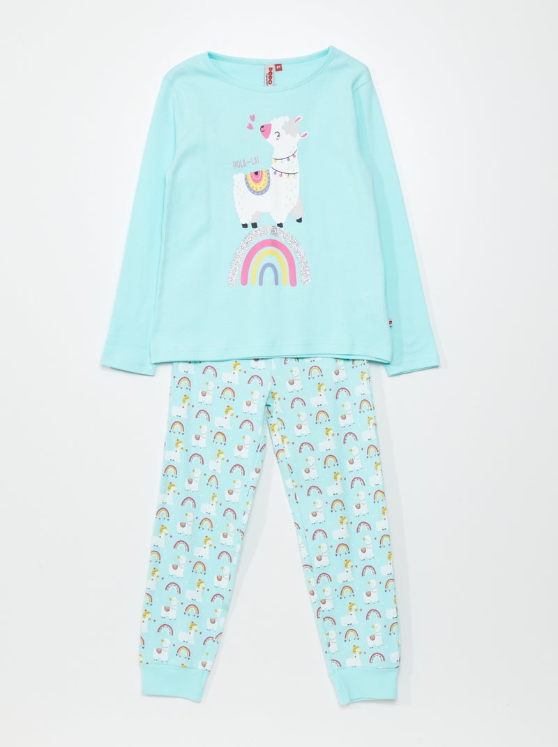 Ensemble pyjama - 2 pièces Bleu - Kiabi