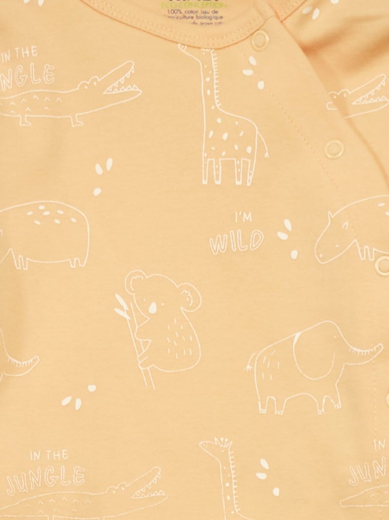 Ensemble pyjama - 2 pièces Jaune - Kiabi