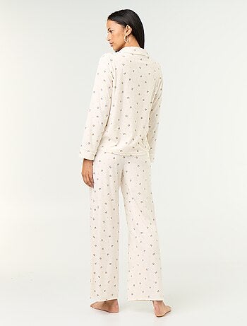 Ensemble pyjama 2 pièces - Chemisier + pantalon