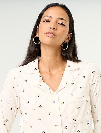 Ensemble pyjama 2 pièces - Chemisier + pantalon