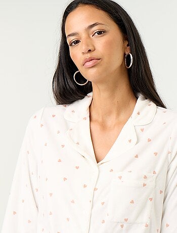 Ensemble pyjama 2 pièces - Chemisier + pantalon