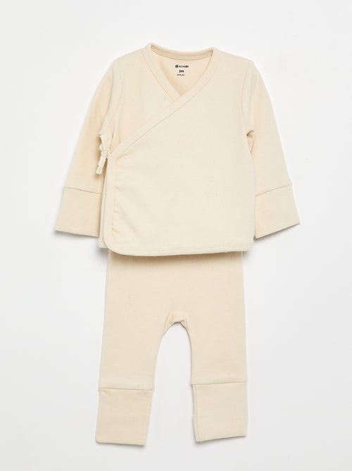 Ensemble pyjama 2 pièces - collection facile à enfiler - Kiabi