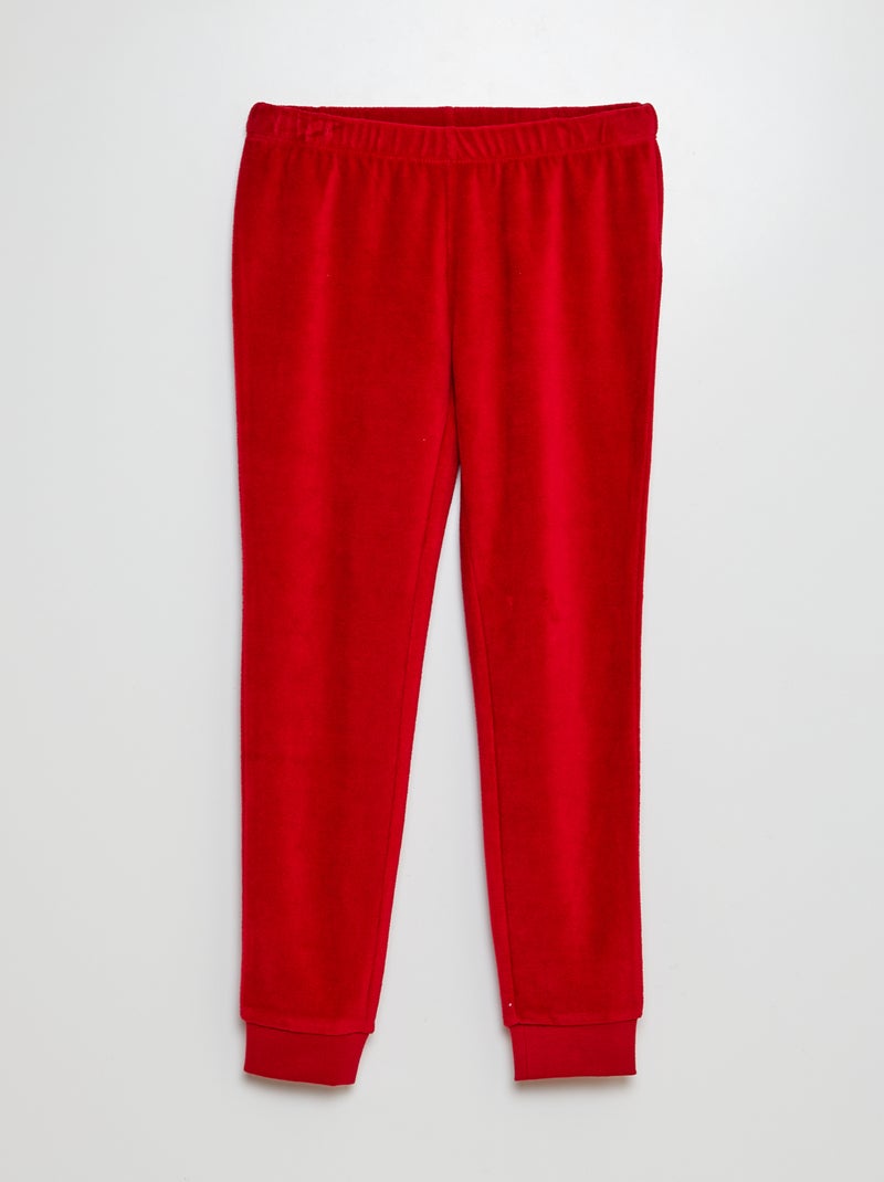 Ensemble pyjama 2 pièces 'Stitch' 'Disney' Blanc/rouge - Kiabi