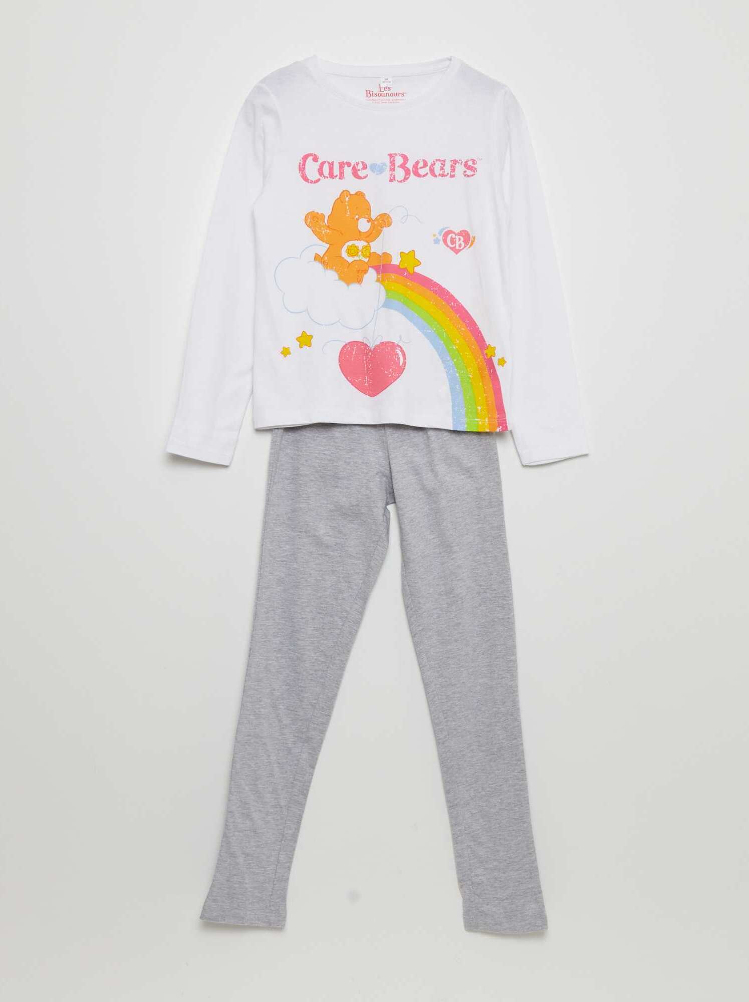 Ensemble pyjama Bisounours t shirt pantalon 2 pieces