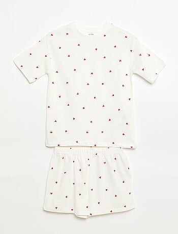 Ensemble pyjama court - 2 pièces