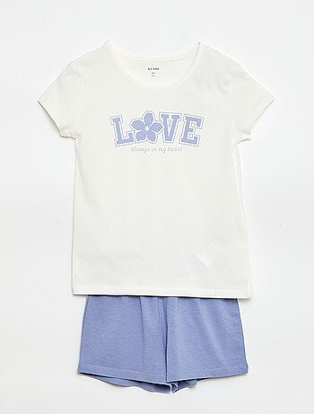 Ensemble pyjama court - 2 pièces