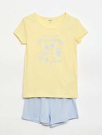 Ensemble pyjama court - 2 pièces