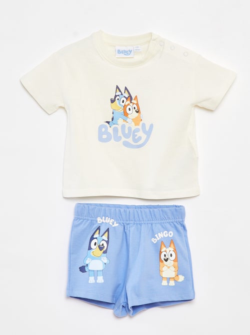 Ensemble pyjama court 'Bluey' - 2 pièces - Kiabi