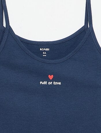 Ensemble pyjama court débardeur + short - 2 pièces