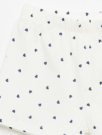 Ensemble pyjama court débardeur + short - 2 pièces
