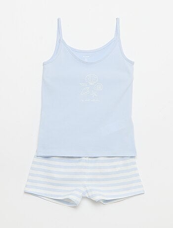 Ensemble pyjama court débardeur + short - 2 pièces