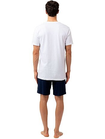 Ensemble pyjama court homme en coton jersey fila