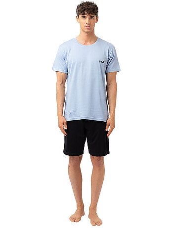 Ensemble pyjama court homme en coton jersey fila