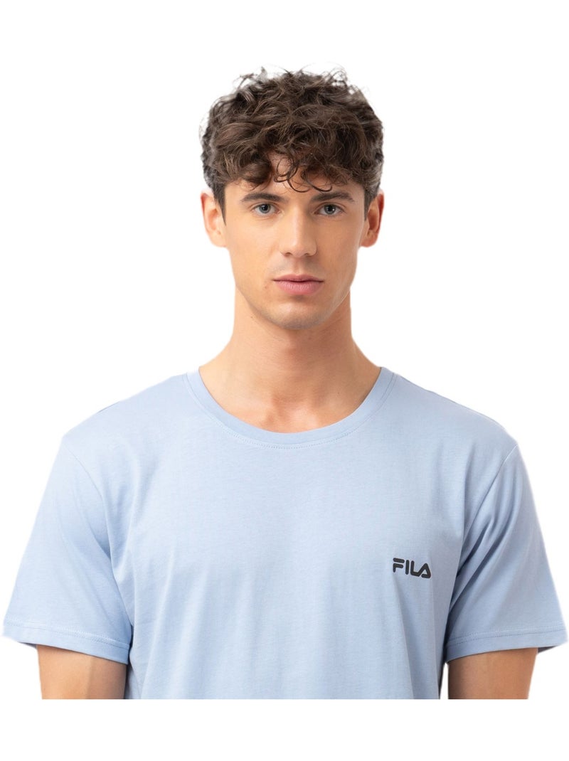 Ensemble pyjama court homme en coton jersey  fila Bleu - Kiabi