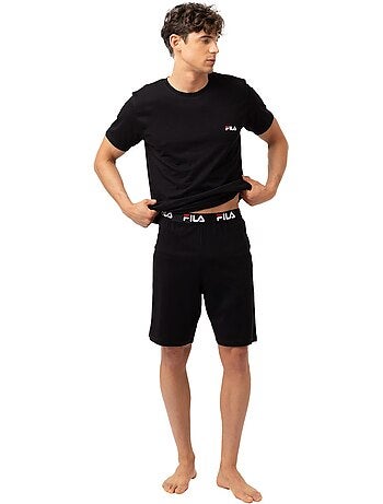 Ensemble pyjama court homme en coton jersey fila