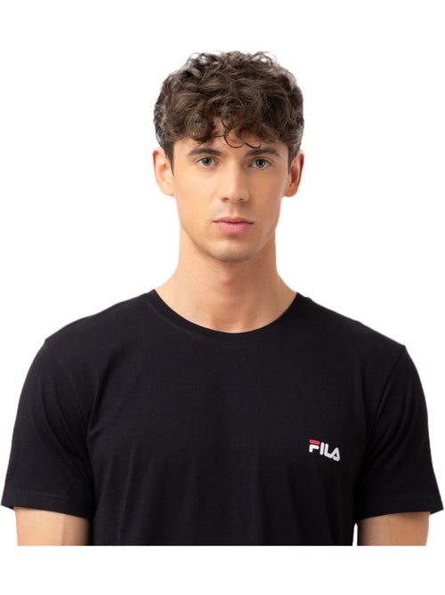 Ensemble pyjama court homme en coton jersey fila - Kiabi Ensemble pyjama court homme en coton jersey fila - Kiabi