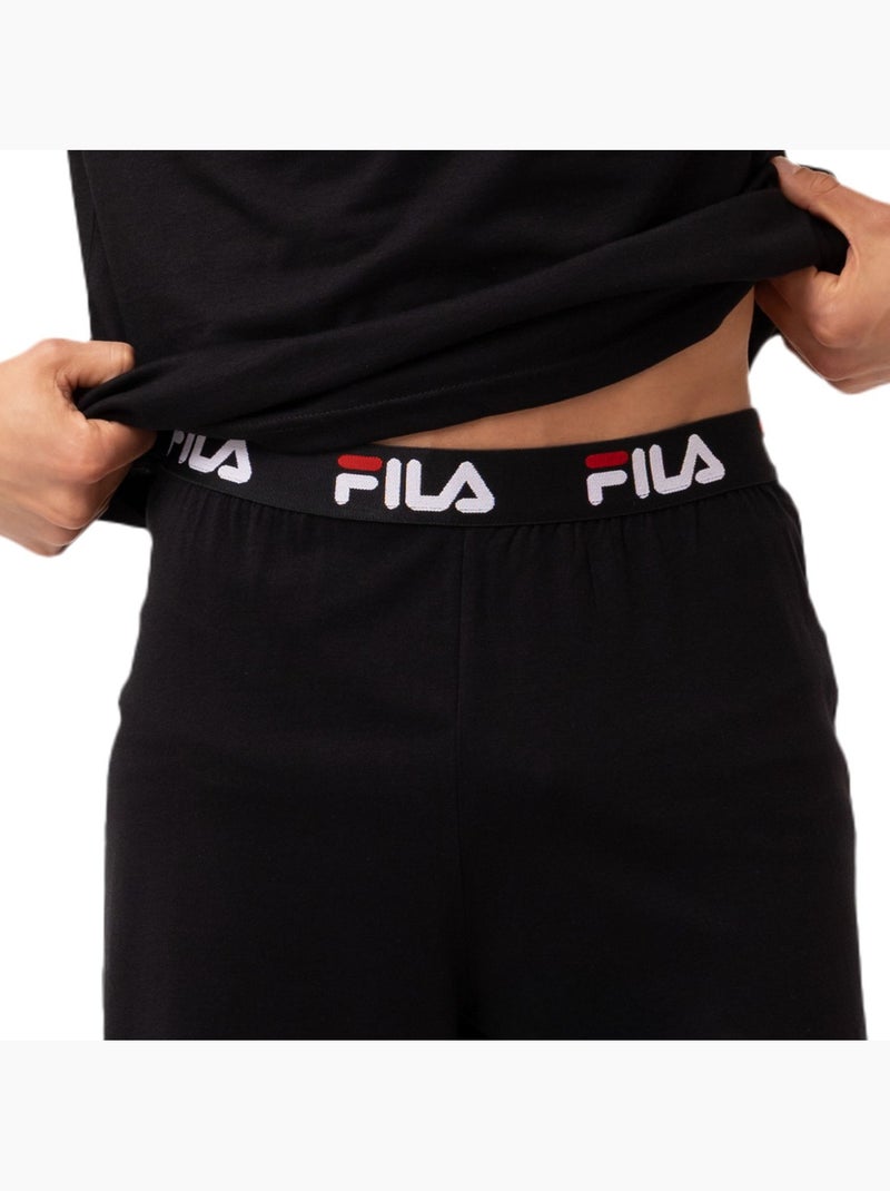 Ensemble pyjama court homme en coton jersey  fila Noir - Kiabi