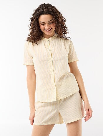 Ensemble pyjama court imprimé - 2 pièces