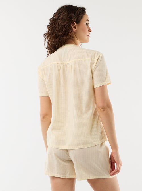 Ensemble pyjama court imprimé - 2 pièces - Kiabi