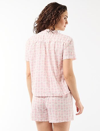 Ensemble pyjama court imprimé - 2 pièces