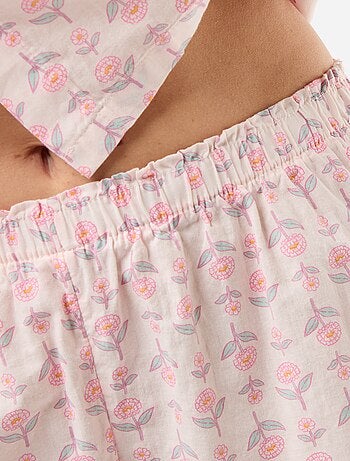 Ensemble pyjama court imprimé - 2 pièces